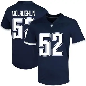 Men's Deron Mclaughlin UConn Huskies Nike Game Navy Untouchable Football Jersey