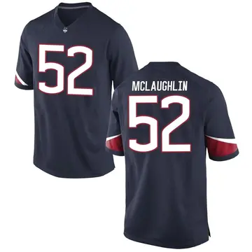 Men's Deron Mclaughlin UConn Huskies Nike Replica Navy Football College Jersey