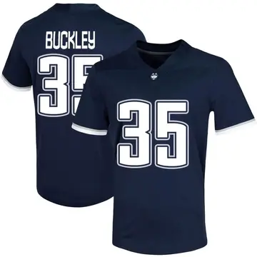 Men's Drew Buckley UConn Huskies Nike Game Navy Untouchable Football Jersey