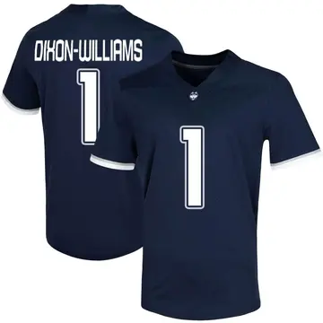 Men's Malik Dixon-Williams UConn Huskies Nike Game Navy Untouchable Football Jersey