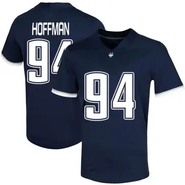 Men's Matt Hoffman UConn Huskies Nike Game Navy Untouchable Football Jersey