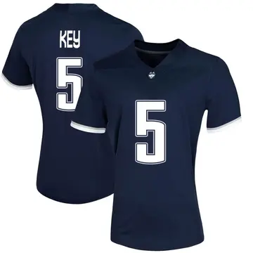 Women's Aaron Key UConn Huskies Nike Game Navy Untouchable Football Jersey