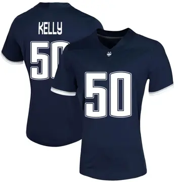 Women's Brandon Kelly UConn Huskies Nike Game Navy Untouchable Football Jersey