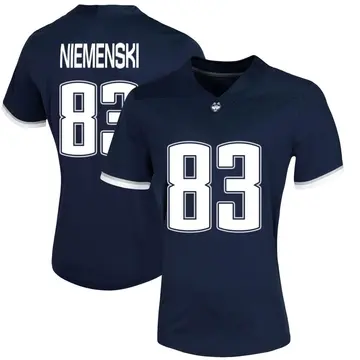 Women's Brandon Niemenski UConn Huskies Nike Game Navy Untouchable Football Jersey