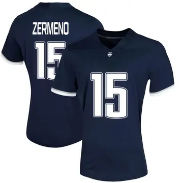 Women's Brayden Zermeno UConn Huskies Nike Game Navy Untouchable Football Jersey