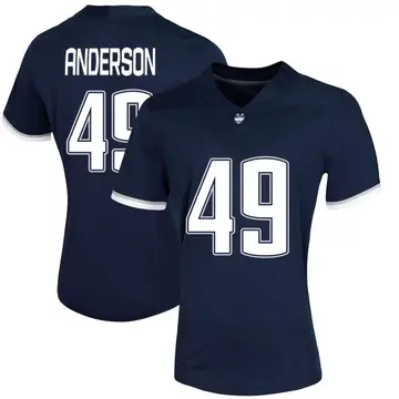 Women's Bryce Anderson UConn Huskies Nike Game Navy Untouchable Football Jersey