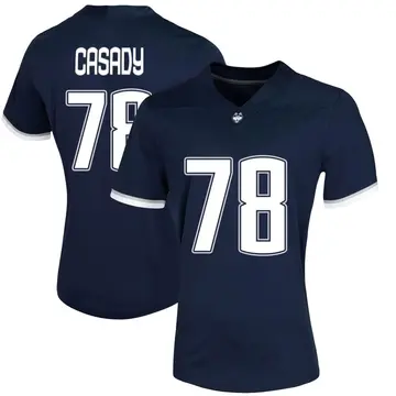 Women's Carsten Casady UConn Huskies Nike Game Navy Untouchable Football Jersey