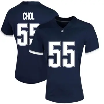 Women's Cleto Chol UConn Huskies Nike Game Navy Untouchable Football Jersey