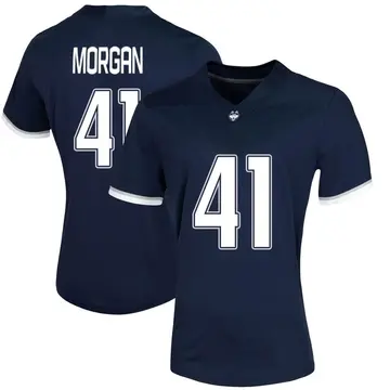 Women's D.J. Morgan UConn Huskies Nike Game Navy Untouchable Football Jersey