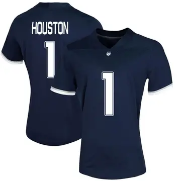 Women's Devontae Houston UConn Huskies Nike Game Navy Untouchable Football Jersey