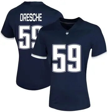 Women's Eddie Dresche UConn Huskies Nike Game Navy Untouchable Football Jersey