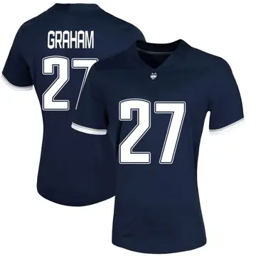 Women's Ian Graham UConn Huskies Nike Game Navy Untouchable Football Jersey