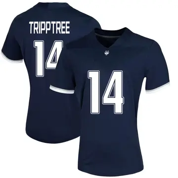 Women's Jake Tripptree UConn Huskies Nike Game Navy Untouchable Football Jersey