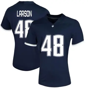 Women's James Larson UConn Huskies Nike Game Navy Untouchable Football Jersey