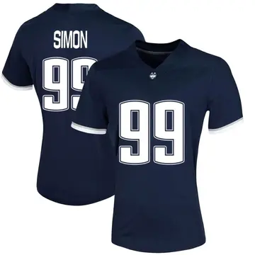 Women's Jayden Simon UConn Huskies Nike Game Navy Untouchable Football Jersey