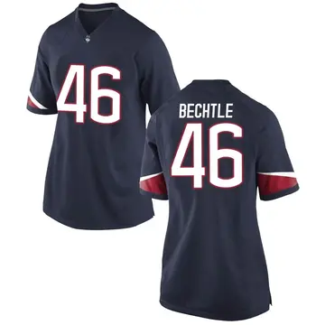 Women's John Bechtle UConn Huskies Nike Replica Navy Football College Jersey