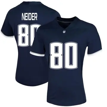 Women's John Neider UConn Huskies Nike Game Navy Untouchable Football Jersey