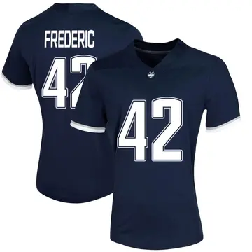 Women's Logan Frederic UConn Huskies Nike Game Navy Untouchable Football Jersey