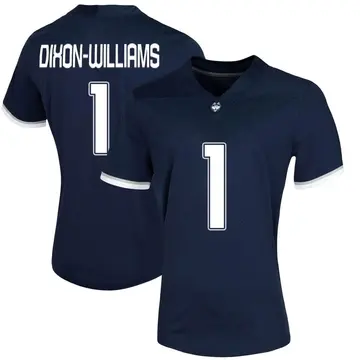 Women's Malik Dixon-Williams UConn Huskies Nike Game Navy Untouchable Football Jersey