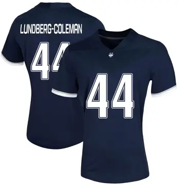 Women's Oliver Lundberg-Coleman UConn Huskies Nike Game Navy Untouchable Football Jersey